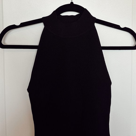 Aritzia Sculpt Knit Halter Dress - Picture 2 of 2